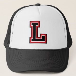 "L" Monogram Trucker Hat Trucker Pet