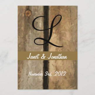 "L" Monogram Uitnodiging