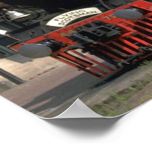 L&N 4-6-2 met "Flying Scotsman" Poster (Hoek)