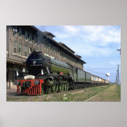 L&N 4-6-2 met "Flying Scotsman" Poster (Voorkant)