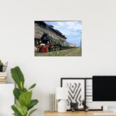 L&N 4-6-2 met "Flying Scotsman_Trains Poster (Thuiskantoor)