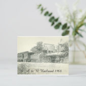 L & N Railroad Briefkaart (Staand voorkant)