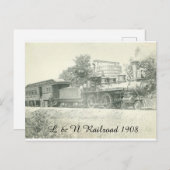 L & N Railroad Briefkaart (Voorkant / Achterkant)