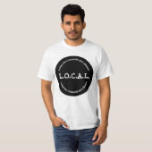 L.O.C.A.L. Le T-shirt des hommes classiques (Devant entier)