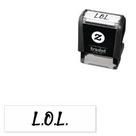 L.O.L. Laughing Out Loud Zelfinktende Stempel