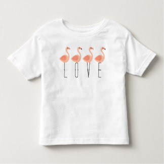 L-O-V-E ces Flamants roses - T-shirt de nouveauté 