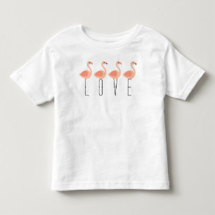 L-O-V-E die Flamingo's - Flamingo nieuwigheid T-sh Kinder Shirts