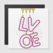 L O V E MAGNETISCHE UITNODIGING (Voorkant / Achterkant)