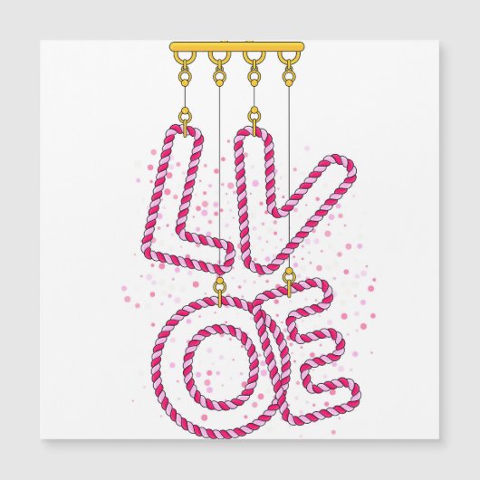 L O V E MAGNETISCHE UITNODIGING (Voorkant)