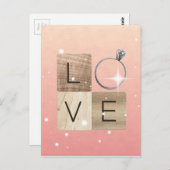 L-o-v-e Tegels Briefkaart (Voorkant / Achterkant)