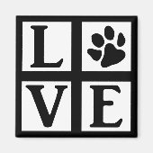 L-paw-VE boxed (aangepaste kleuren) Magneet (Voorkant)