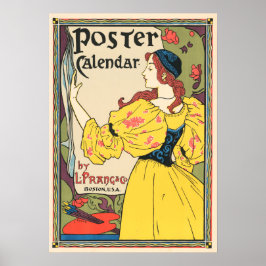 L PRANG & CO Magazine Poster Calendar Louis Rhead