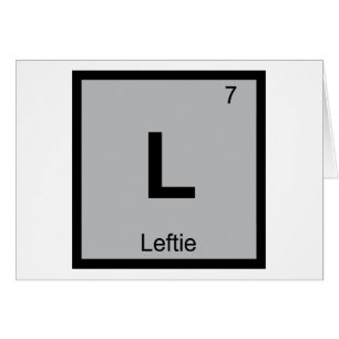 L - Symbole du tableau périodique de la chimie de 