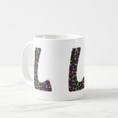 "L" tasse de monogramme (Devant gauche)