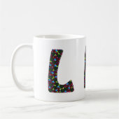 "L" tasse de monogramme (Gauche)