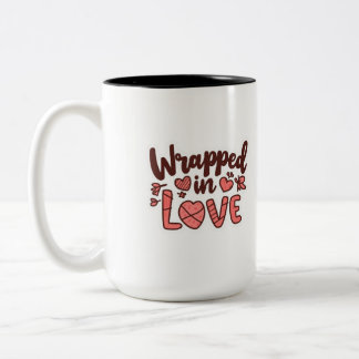 l tweekleurige koffiemok