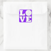 L 🏐 VE Volleyball Love Stickers Carré (Sac)