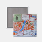 L voor Londen magneet (Voorkant / Achterkant)