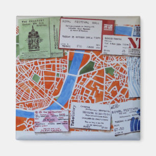 L voor London magnet Magneet