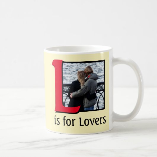 L voor Lovers Koffiemok (Rechts)