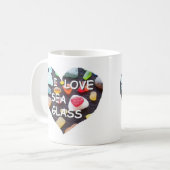 l ZEE GLAS Koffiemok (Voorkant links)