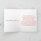 La 1ère carte de Noël du joli bébé (Intérieur)