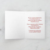 La 1ère Noël de ma petite-fille - Carte de vœux (Intérieur)