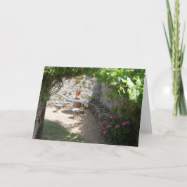 La à van de V.N. jardin française Feestdagen Kaart