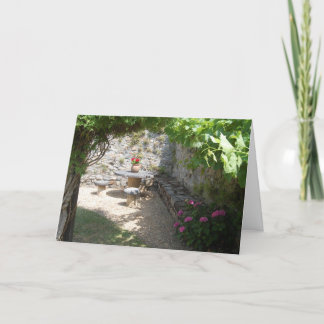 La à van de V.N. jardin française Feestdagen Kaart