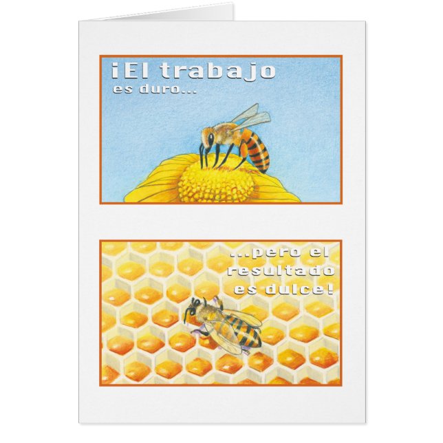 La Abeja, tarjeta (Devant)