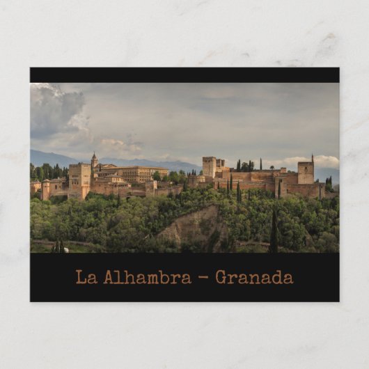 La Alhambra, Granada, Spanje Briefkaart (Voorkant)