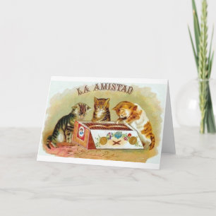La Amistad Kitten Cigar en Kaart van nota