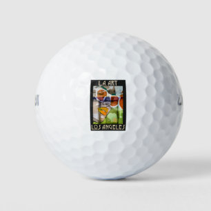 LA Art2 Golf Ball Golfballen