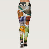 LA Art2 Leggings pour femmes (Dos)