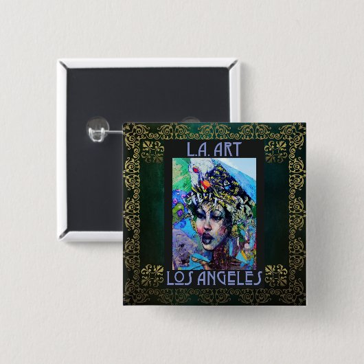 LA Art Button (Voorkant /achterkant)