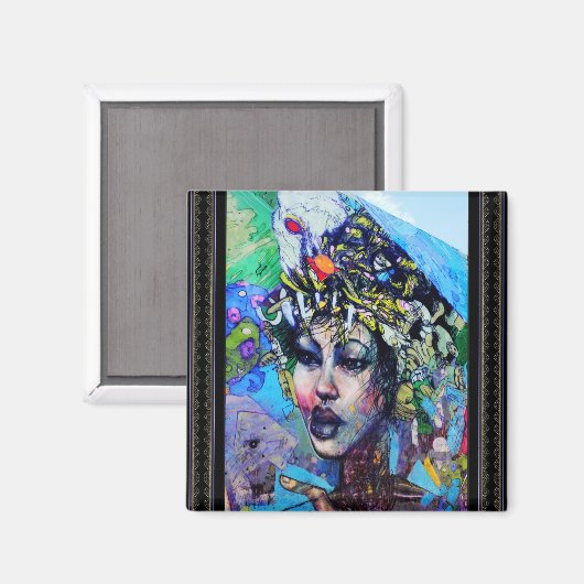 LA Art Magnet Magneet (Voorkant / Achterkant)