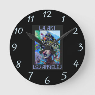 LA Art Wall klok