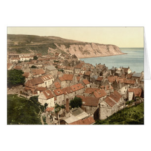 La baie de Robin Hood, Whitby, Yorkshire,