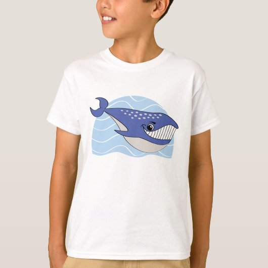 La baleine de sourire badine le T-shirt (Devant)