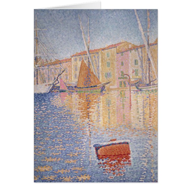 La balise rouge, saint Tropez, 1895 (Devant)