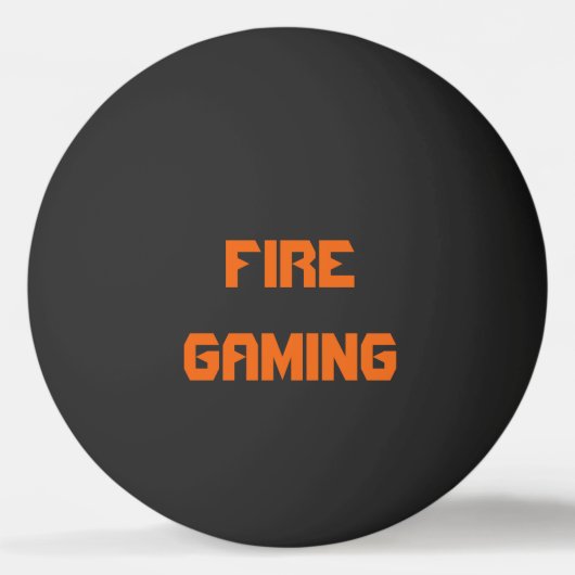 La balle de Fire Ping Pong (Dos)