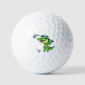 La balle de golf crocodile Gator-Golf (Recto)