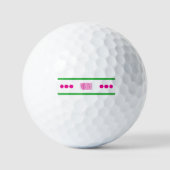 La balle de golf Drive du millionnaire rose (Recto)