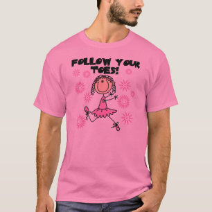 La ballerine suivent votre T-shirts et cadeaux