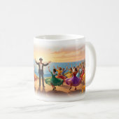 La Bamba Mug Rythme Néo-Cityscape Rêve (Devant droit)