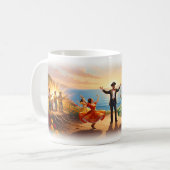 La Bamba Mug Rythme Néo-Cityscape Rêve (Devant gauche)