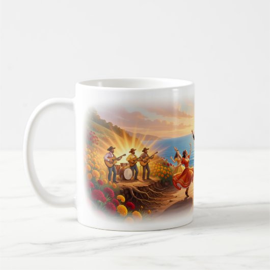 La Bamba Mug Rythme Néo-Cityscape Rêve (Gauche)