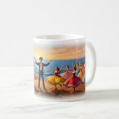La Bamba Sunset Coastal Fiesta Tasse de danseLa Ba (Devant droit)