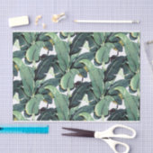 La banane laisse à paume le papier de soie de la (Artisanat)