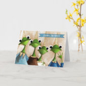 La Bande - Carte d'anniversaire (Fleur jaune)